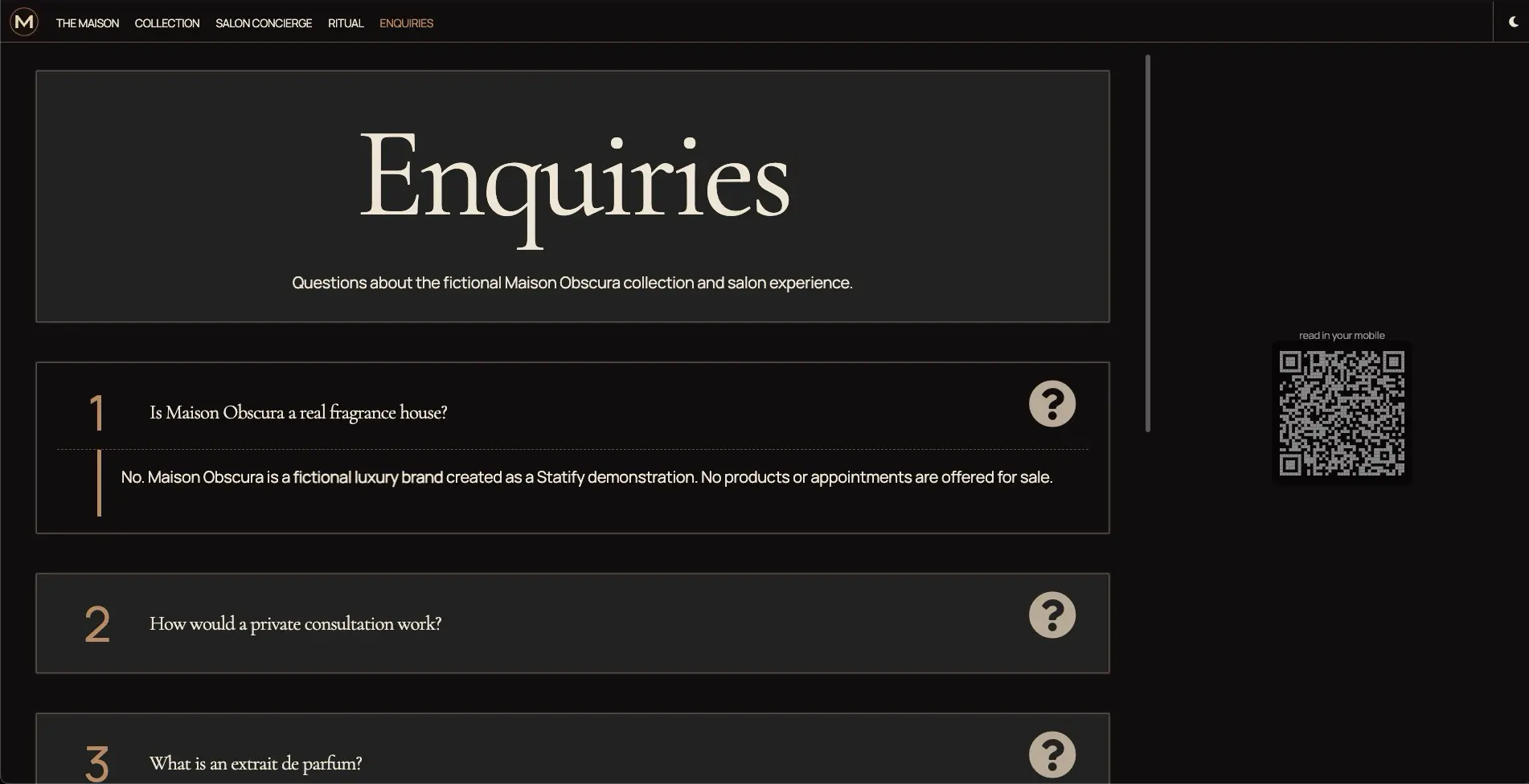 Maison Obscura FAQ