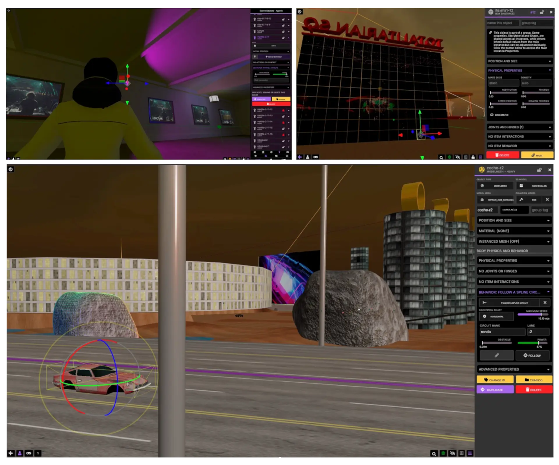 Nebular Worlds immersive 3D environment