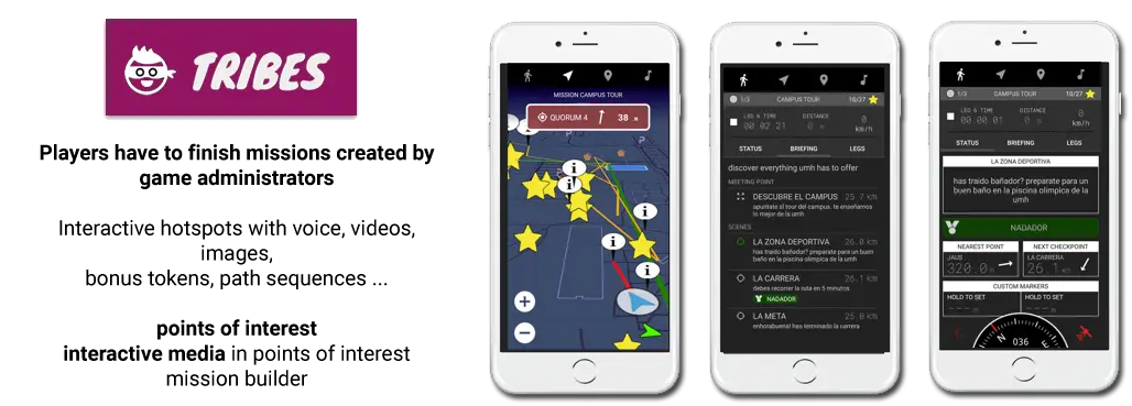 Tribes game in which players complete missions created by game administrators